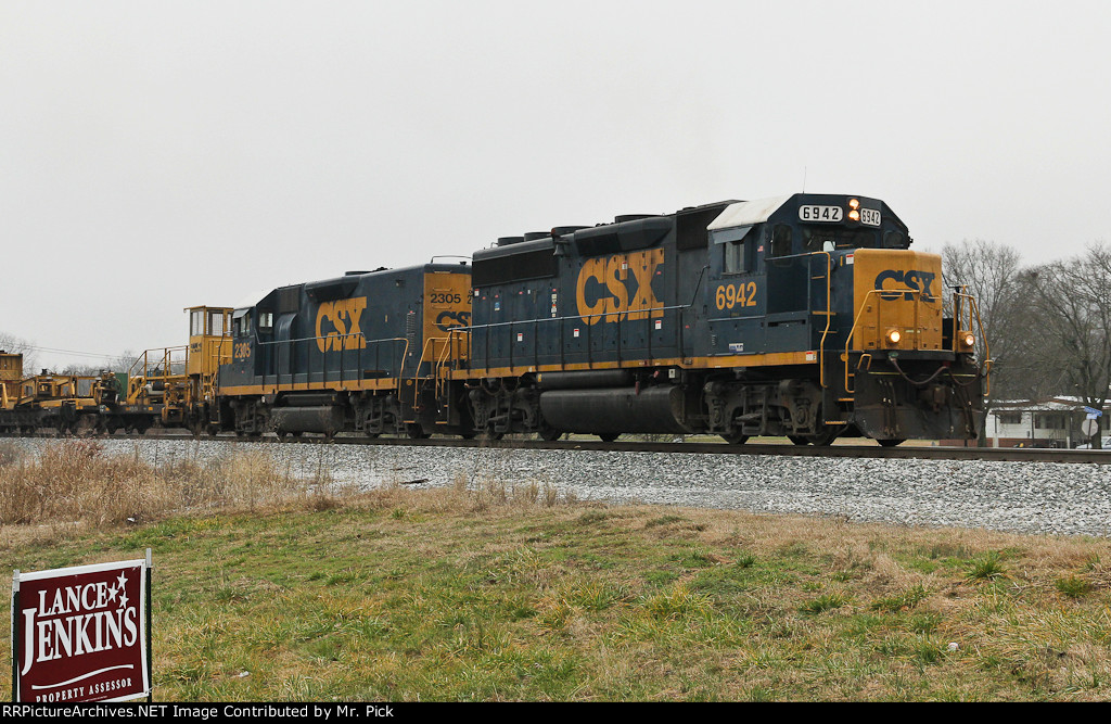 CSX 6942-2305 Road Slug
